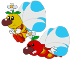 Flutter (Paper Mario-Style)