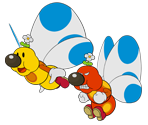 Flutter (Paper Mario-Style, Modern, 1 / 2)