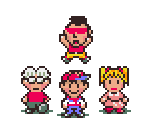 Playable Characters (EarthBound / MOTHER 2-Style)