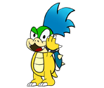 Larry Koopa (Paper Mario-Style)