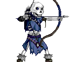 Blue Skeleton Archer