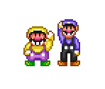 Wario & Waluigi (Super Mario Bros. 2 SNES-Style)