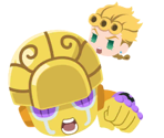 Giorno Giovanna & Gold Experience (Resolve to open a path)