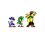 Nack / Fang, Bean & Bark (Sonic 1 Master System-Style)