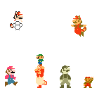 Mario (SMW SMM2, SMB1 NES-Style)