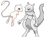 Mew & Mewtwo