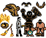 Enemies and Items