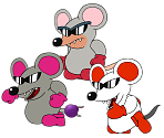 Mouser (Paper Mario-Style)