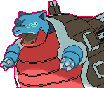 #009 Blastoise (Gigantamax, Pixel Art)