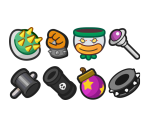 Bowser Items & Badges