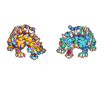 Spiky Tiger & Blue Spike