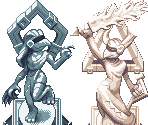 Gods of Shape Statues