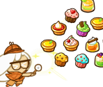 Cream Puff Cookie (Almost Great Detective)