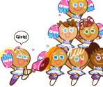 Cheerleader Cookie (Crazy Cute Uniform)