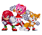 Knuckles, Tails and Amy