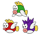 Cheep Cheeps (Paper Mario-Style, Modern)