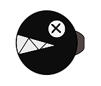 Chain Chomp (Paper Mario-Style, Modern)