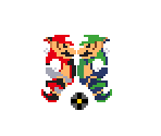 Mario & Luigi (Super Mario Strikers, Super Mario Maker-Style)