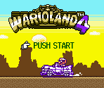 Wario Land 4 Title Screen (Wario Land 3-Style)