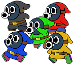 Snifit (Paper Mario-Style)