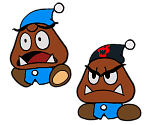 Private Goomp (Paper Mario-Style, Modern)