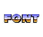 Sonic 1 Title Screen Font (Expanded)