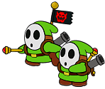 Sergeant Guy (Paper Mario-Style, Modern)