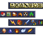 Menu and Area Icons