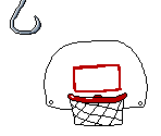 Hook and Basket Ball Goal