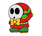 Emcee Shy Guy (Paper Mario-Style, Classic)