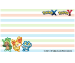 Pokémon X and Y (Stationery 2)