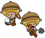 Professor Toad (Paper Mario-Style)