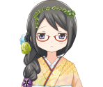 Homura Akemi (Glasses) (Kimono)