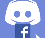 Facebook and Discord Logos