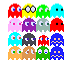 Browser Games - Google Doodles - Pac-Man, Ms. Pac-Man, and Ghosts - The  Spriters Resource