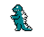 Godzilla (Showa Era, 8-Bit-Style)