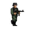Nazi Machinegunner Green