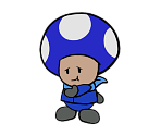 Rescue V Blue (Paper Mario-Style)