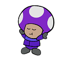 Rescue V Purple (Paper Mario-Style)