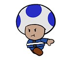 Ninja Toad (Paper Mario-Style)