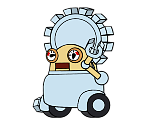 Gearmo (Silver) (Paper Mario-Style)