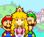 Peach (Title Screen, Superstar Saga-Style)