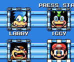 Koopaling Select (Mega Man-Style)