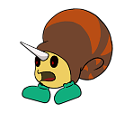Snailicorn (Paper Mario-Style)