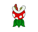 Jumping Piranha (Paper Mario-Style, Classic)