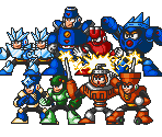 Mega Man 3 Robot Masters (Mega Man 7-Style)