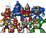 Mega Man 4 Robot Masters (Mega Man 7-Style)