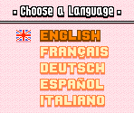 Language Selection Menu