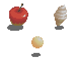 Fruits, Special Items and Power Pellet