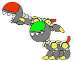 Mechachomp (Paper Mario-Style)